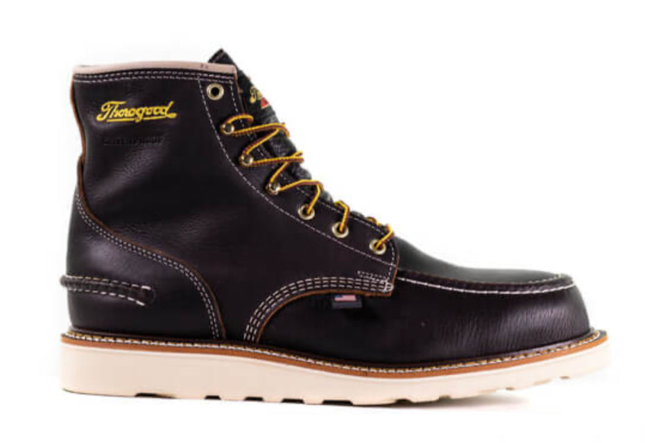 Thorogood 804-3600 / Briar Pitstop Brown WP ST 6” Moc Toe