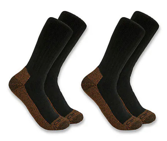 Carhartt Steel Toe Cotton Black Sock SB5552 6088