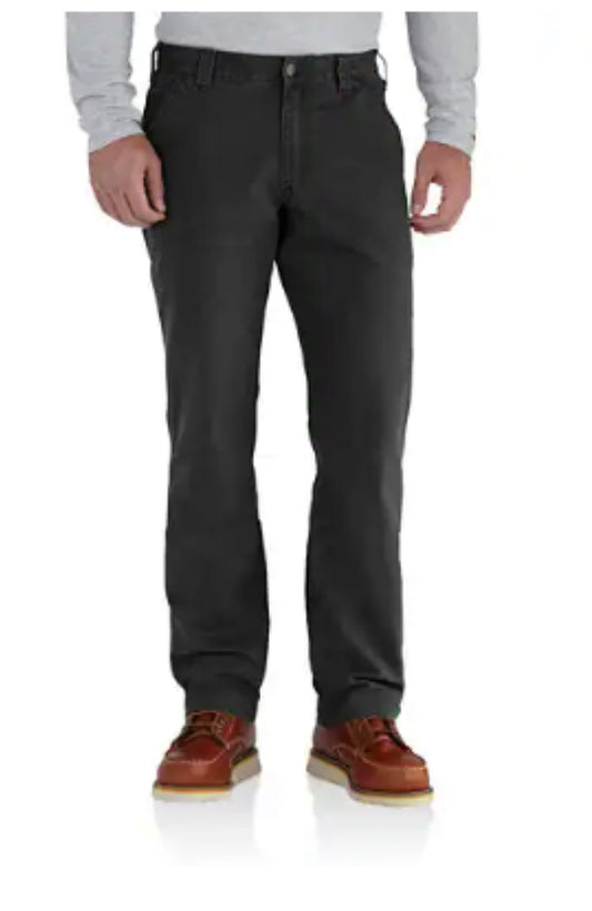 Carhartt Pant 102291-BLK Black Rugged Flex Relaxed Fit